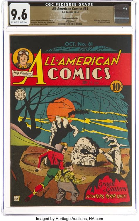 Pedigree Comic Book Collections .